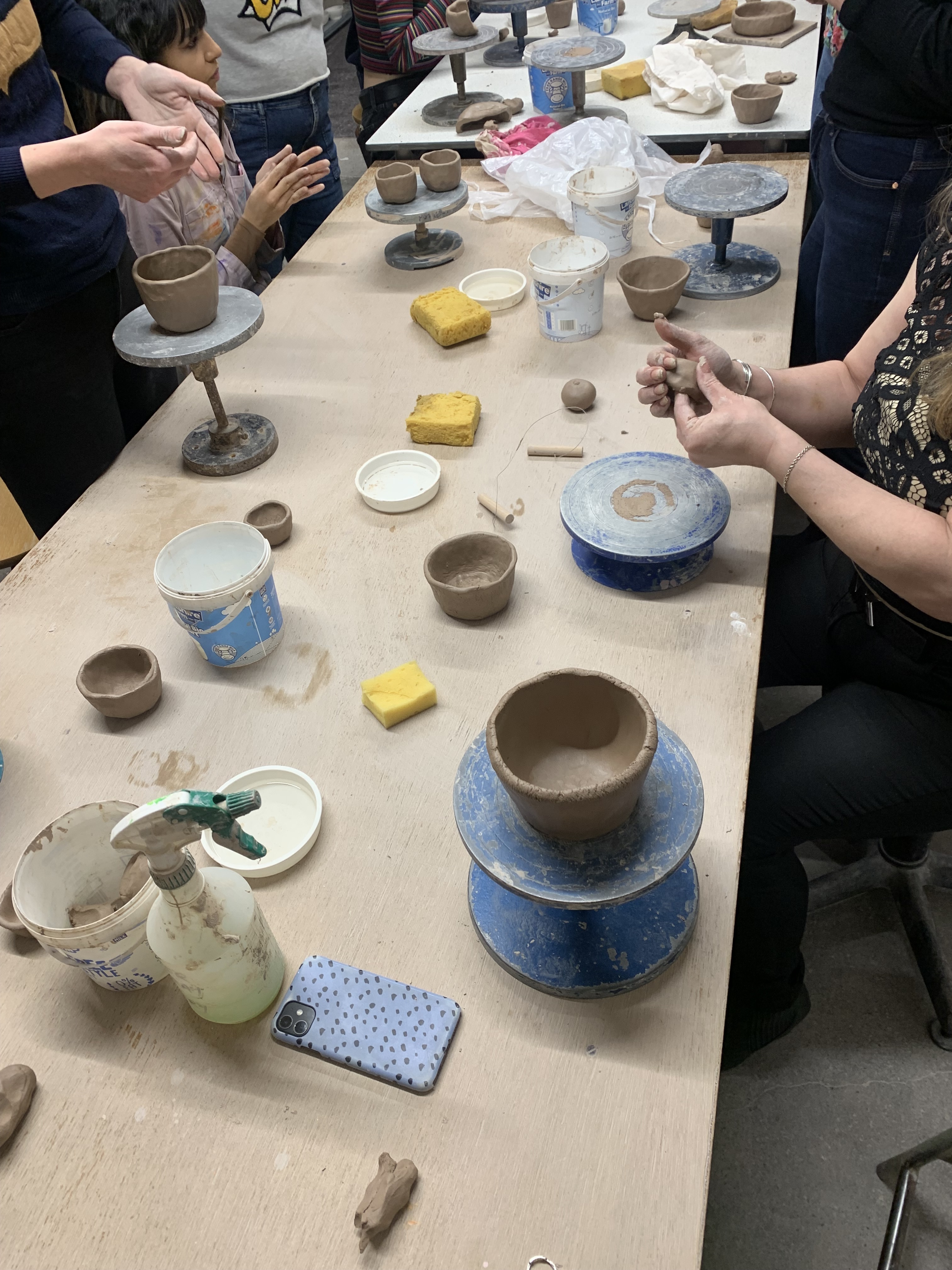 Handbuild pottery