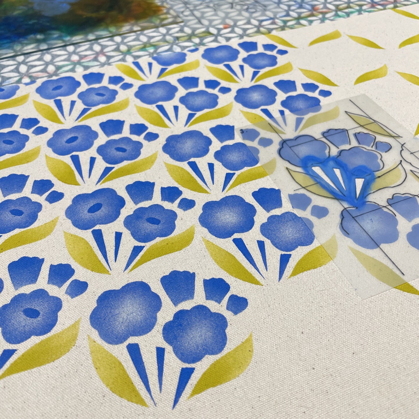 Square Megan Carter Stencil Printing
