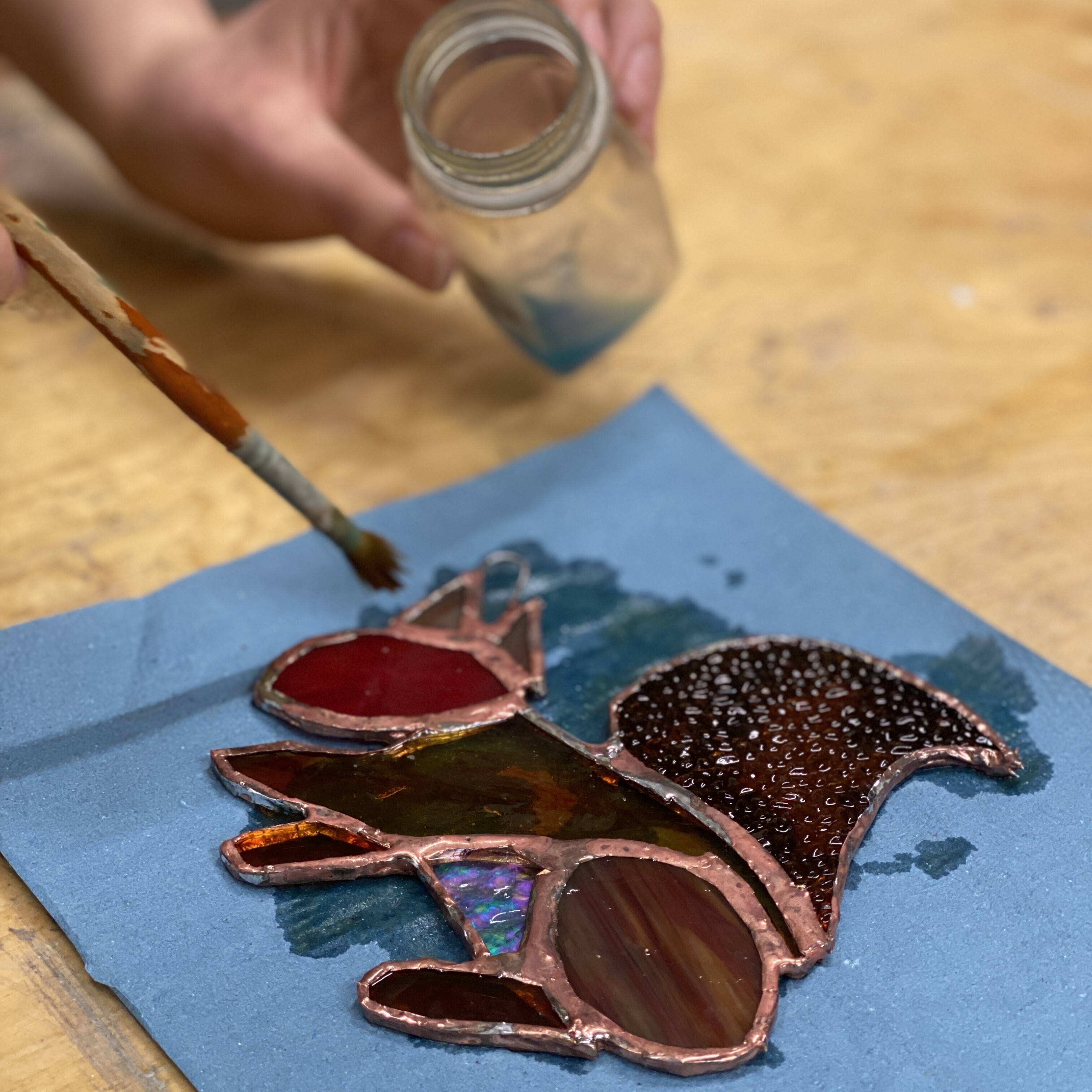 Square Stained Glass Workshop 2