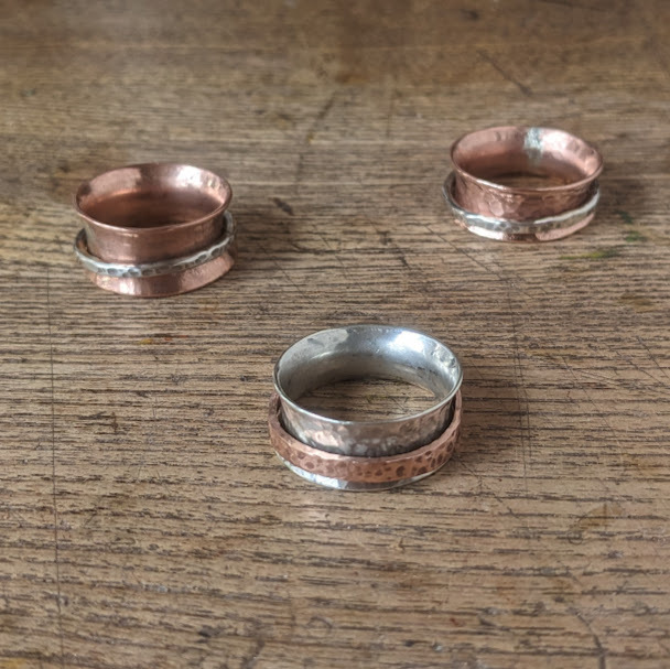 Silver Spinning ring